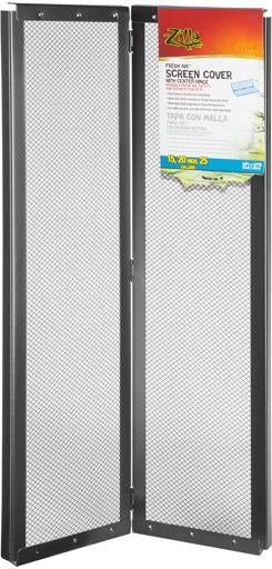 Image showcasing Fresh Air Screen Covers with Center Hinge – AGE OF AQUARIUMS LIVE FISH ...