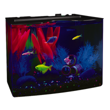 Load image into Gallery viewer, Glofish Crescent Aquarium Kits With Blue LED Lights