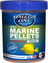 Load image into Gallery viewer, Omega One Marine Pellets with Garlic