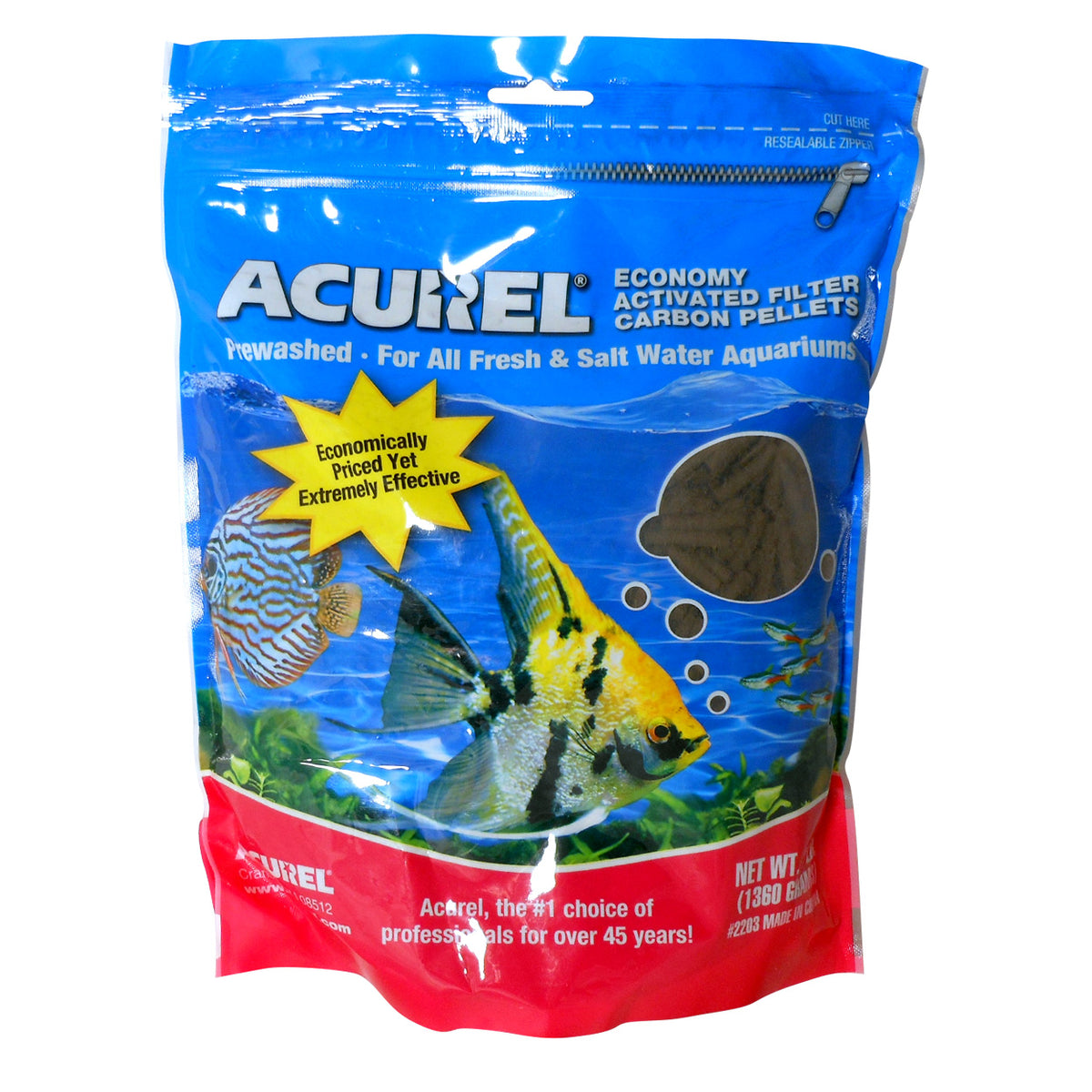 Acurel Economy Activated Filter Carbon Pellets AGE OF AQUARIUMS LIVE FISH AND PLANTS
