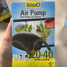 Load image into Gallery viewer, Tetra Whisper Aquarium Air Pumps (UL Listed) With Check Valve