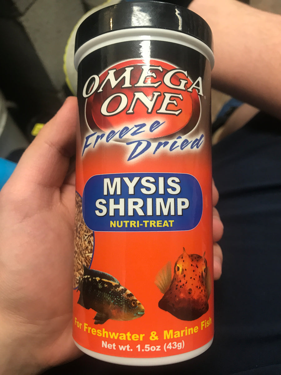 Omega One Freeze Dried Mysis Shrimp AGE OF AQUARIUMS LIVE FISH AND PLANTS