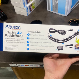 Aqueon Flexible Led Bubble Wand 14” Blue LEDs