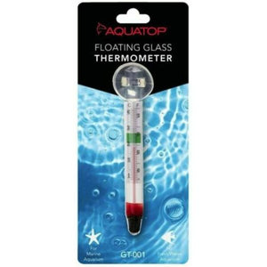 Aquatop Glass Aquarium Thermometer with Suction Cup