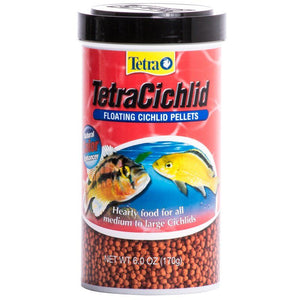 Tetra TetraCichlid™ Floating Cichlid Pellets 6 Oz Jar