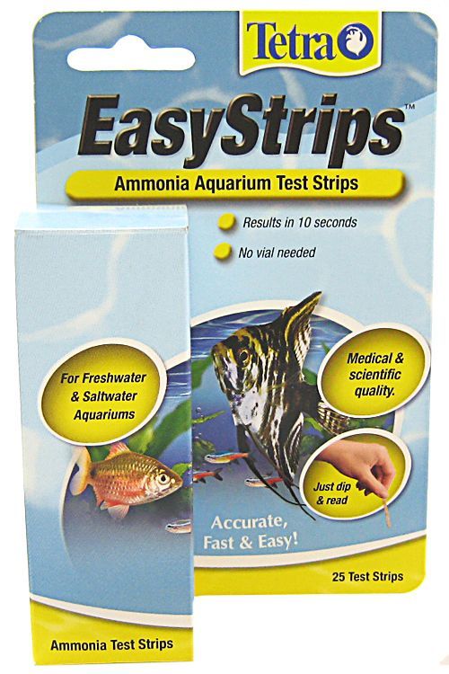 Tetra EasyStrips Ammonia Aquarium Test Strips 25 Pack