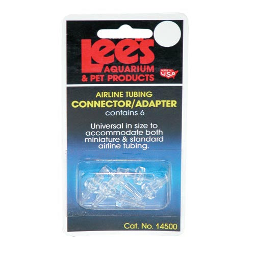 Lee’s Airline Tubing Connectors/Adapters - 6 pk