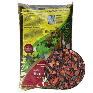 CaribSea Eco-Complete Planted Aquarium Substrate Black, Red