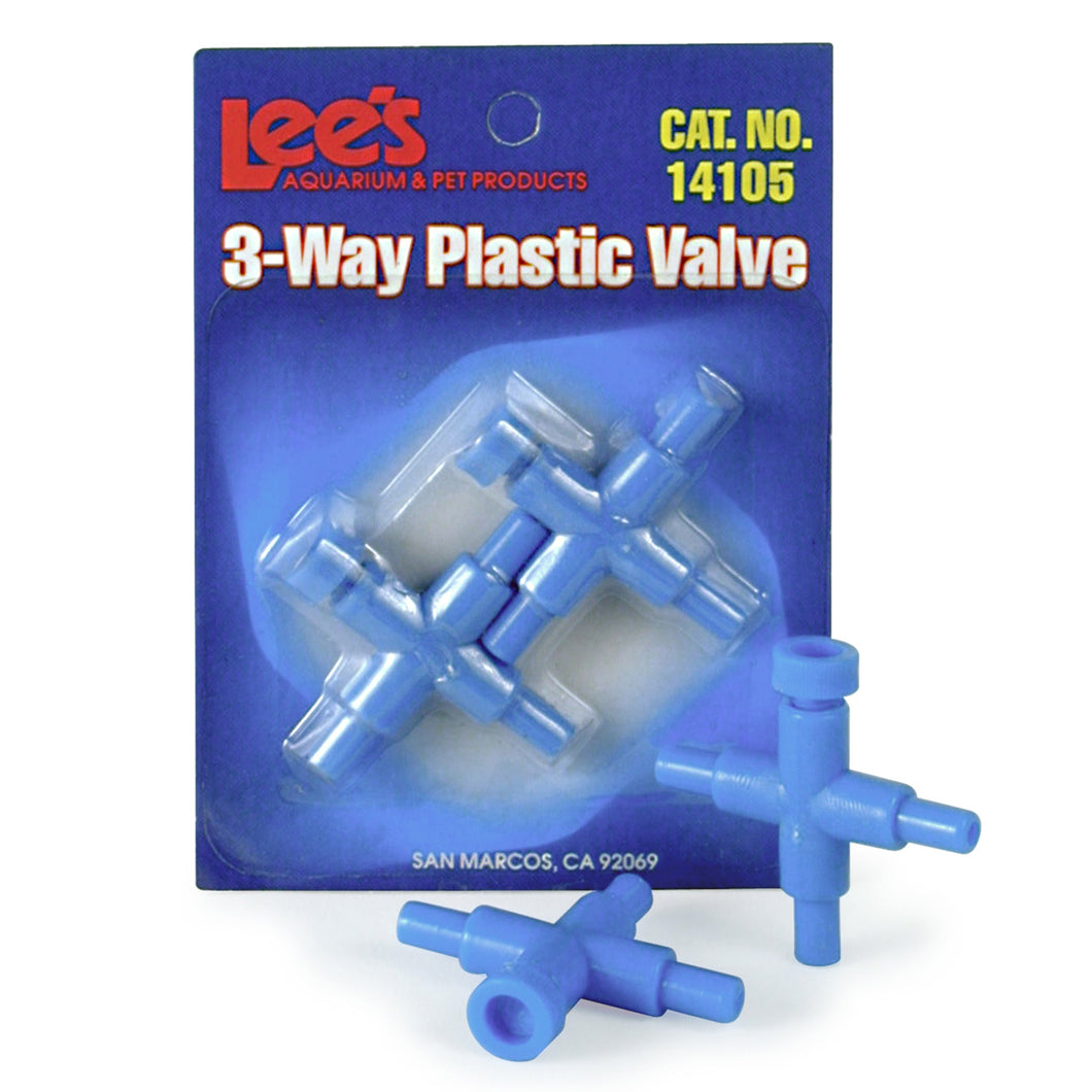 Lee’s 3-Way Plastic Valve - 2 pk