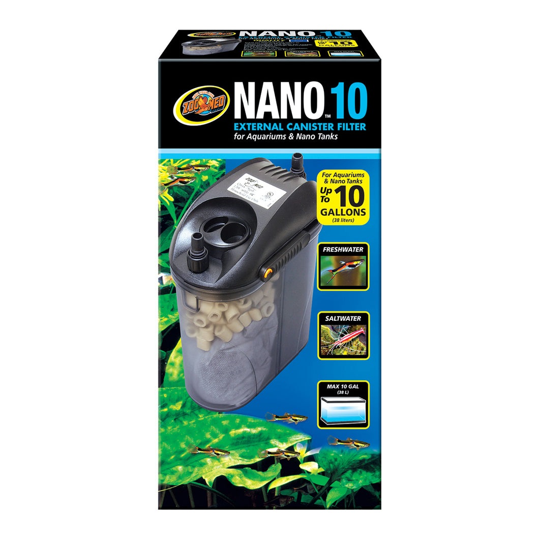 Zoo Med Nano External Canister Filters 10,30