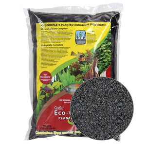 CaribSea Eco-Complete Planted Aquarium Substrate Black, Red