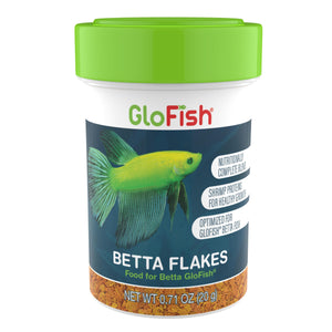 GloFish Betta Flakes 0.7 Oz Fish Food