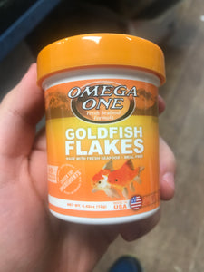 Omega One Goldfish Flakes AGE OF AQUARIUMS LIVE FISH AND PLANTS