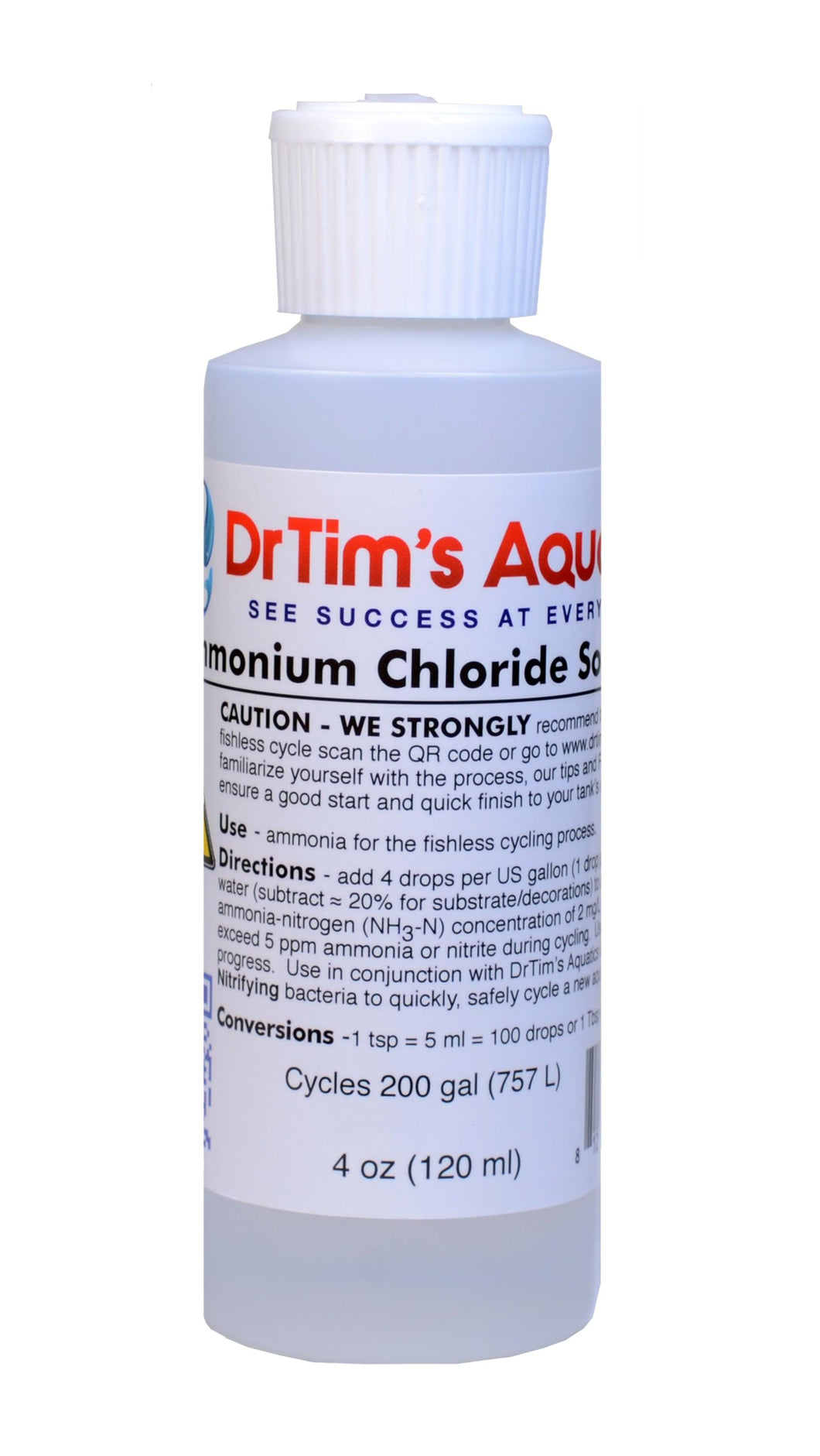 Dr Tim’s Aquatics Ammonium Chloride for Fishless Cycling