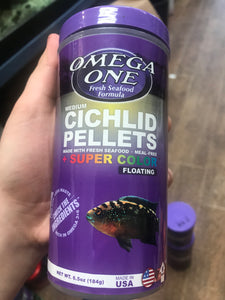 Omega One Super Color Floating Cichlid Pellets AGE OF AQUARIUMS